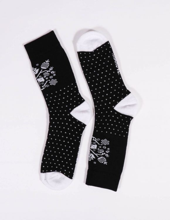 bambusové ponožky s folklórnym vzorom