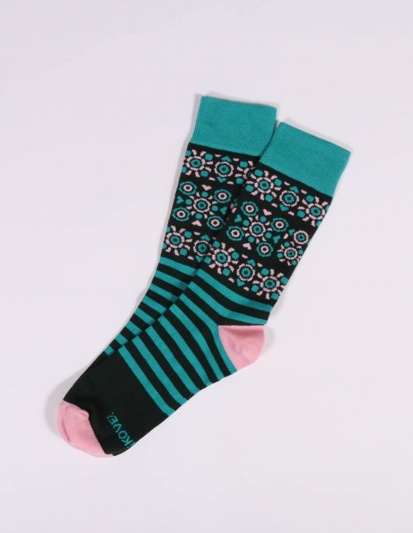 slovenské ponožky s folklórnym vzorom