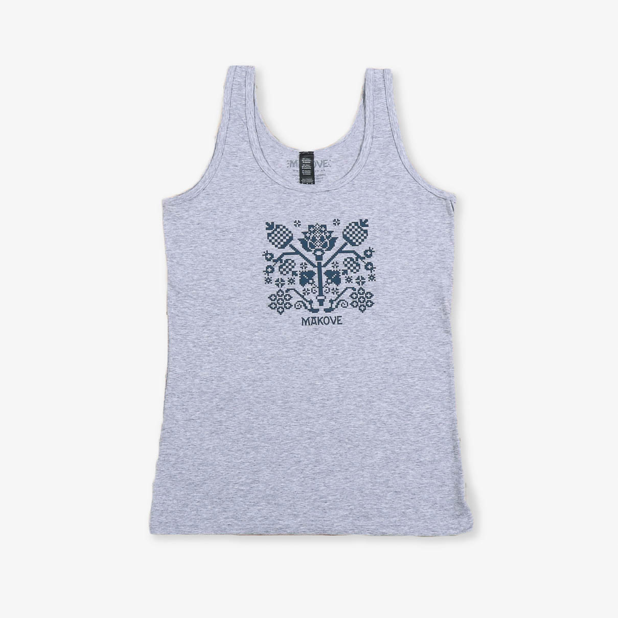 damske tielko sede s folklornym vzorom damske tielko sede s folklornym vzorom