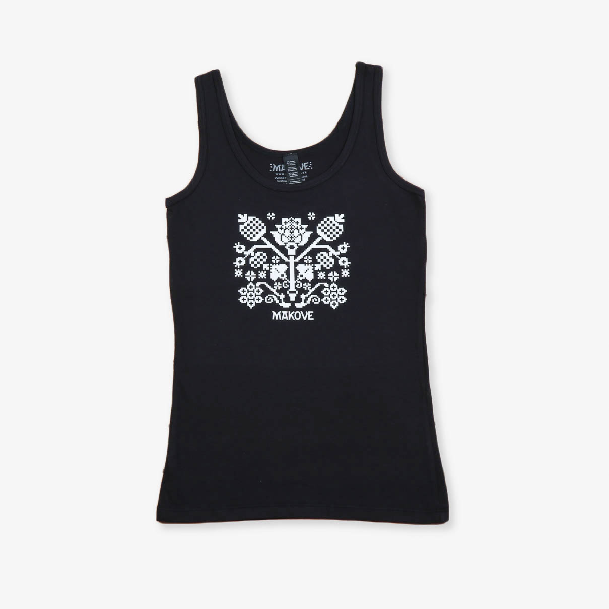 damske tielko cierme s folklornym vzorom Novohrad damske tielko cierme s folklornym vzorom Novohrad