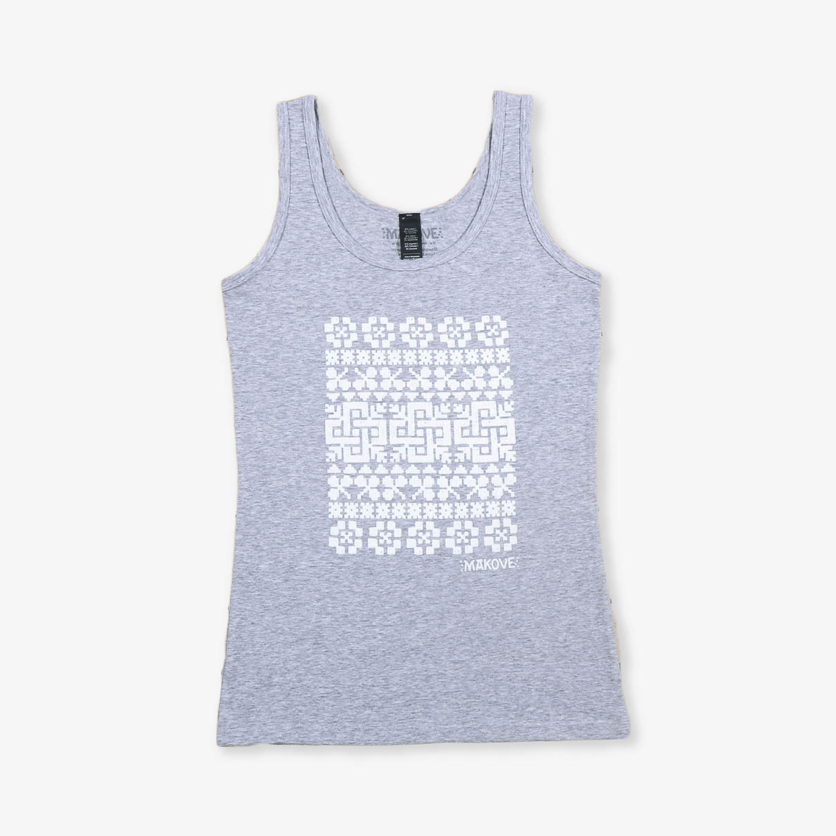 damske tielko sede s folklornym vzorom damske tielko sede s folklornym vzorom