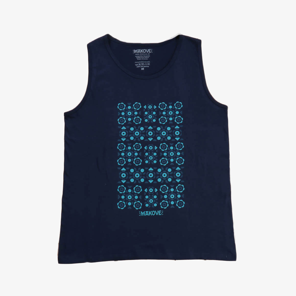 panske tielko modre s folklornym vzorom panske tielko modre s folklornym vzorom