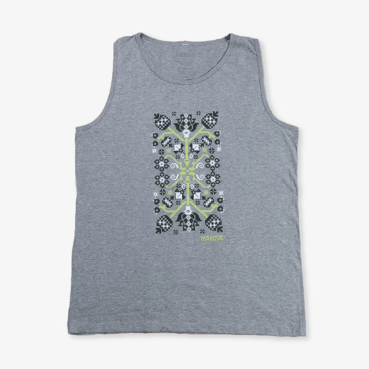 panske tielko sede s folklornym vzorom Novohrad panske tielko sede s folklornym vzorom Novohrad