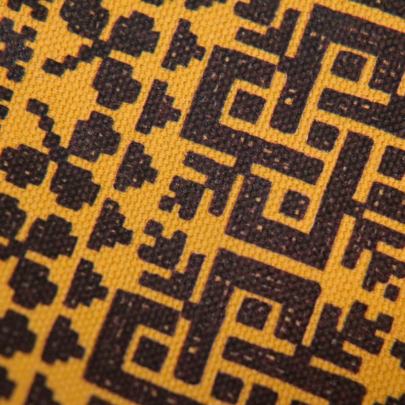 velka bavlnena taska s folklornym vzorom